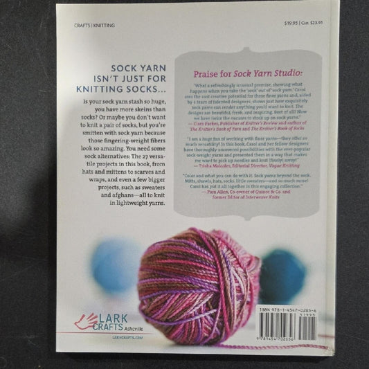 Sock Yarn Studio Book by Carol J. Sulcoski