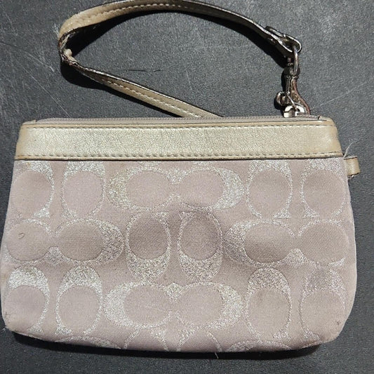 Coach Signature Wristlet