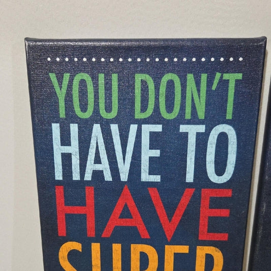 Superhero Canvas Art