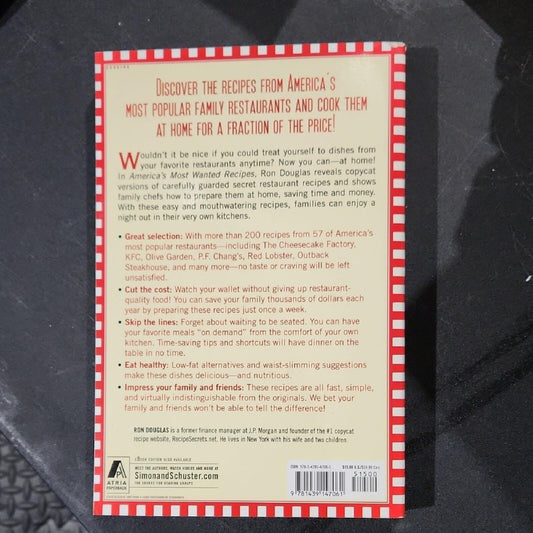 America's Most Wanted Recipes Cookbook