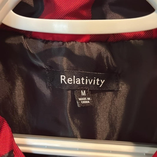 Relativity Buffalo Plaid Vest M