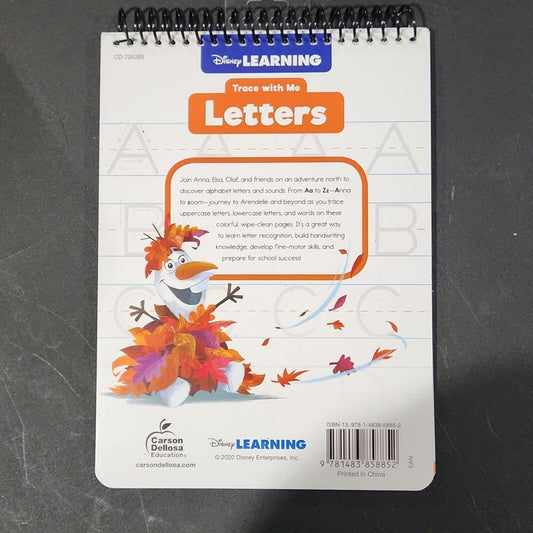 Frozen Handwriting Dry Erase Book