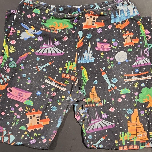 Disney Parks Rides Leggings L
