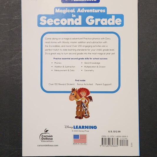 Disney Second Grade Work Book
