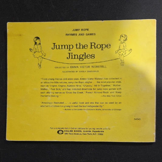 Jump the Rope Jingles Book