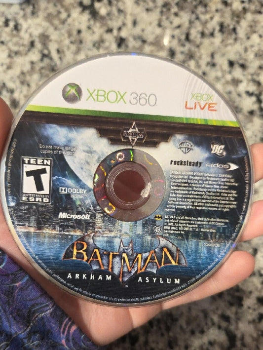 Batman: Arkham Asylum Xbox 360 Disc - NO CASE