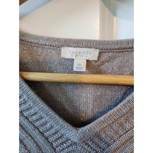 Talbots Metallic Sweater SP