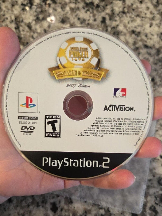 World Series of Poker 2007 (PS2) Playstation 2 Disc - NO CASE