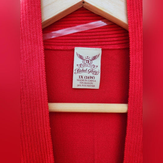 Faded Glory Cardigan 1x