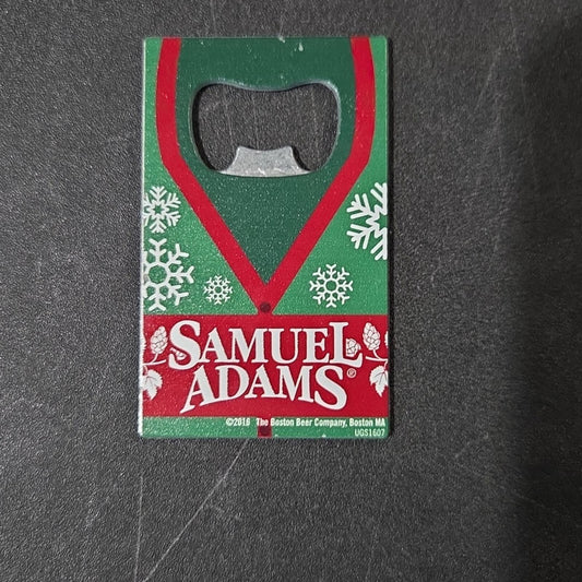 Sam Adams Wallet Metal Bottle Opener