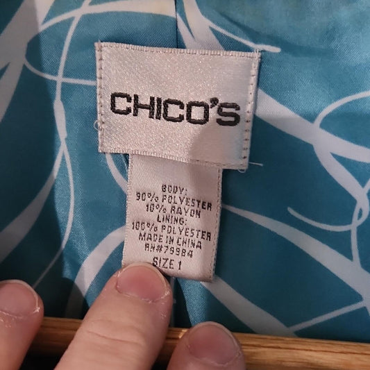 Chicos Jacket Size 1/Medium