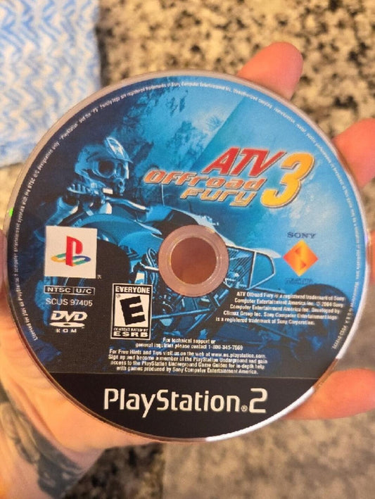 ATV Offroad Fury 3 (PS2) Playstation 2 Disc - NO CASE