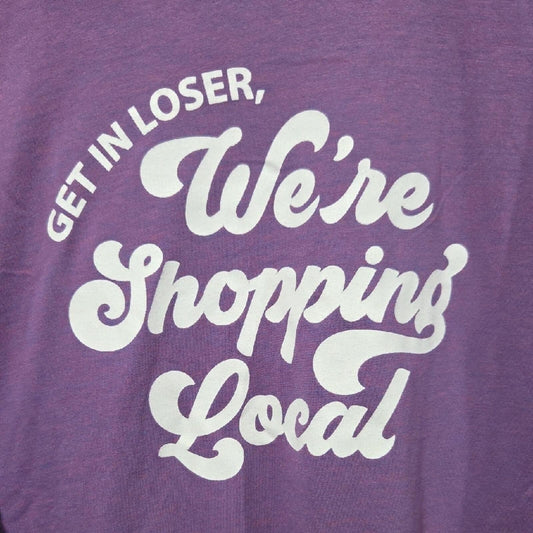 Jadelynn Brooke Shopping Local Purple Long Sleeve L
