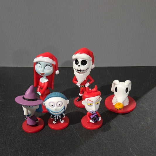 Disney Nightmare Before Christmas Holiday Character Figurine Set
