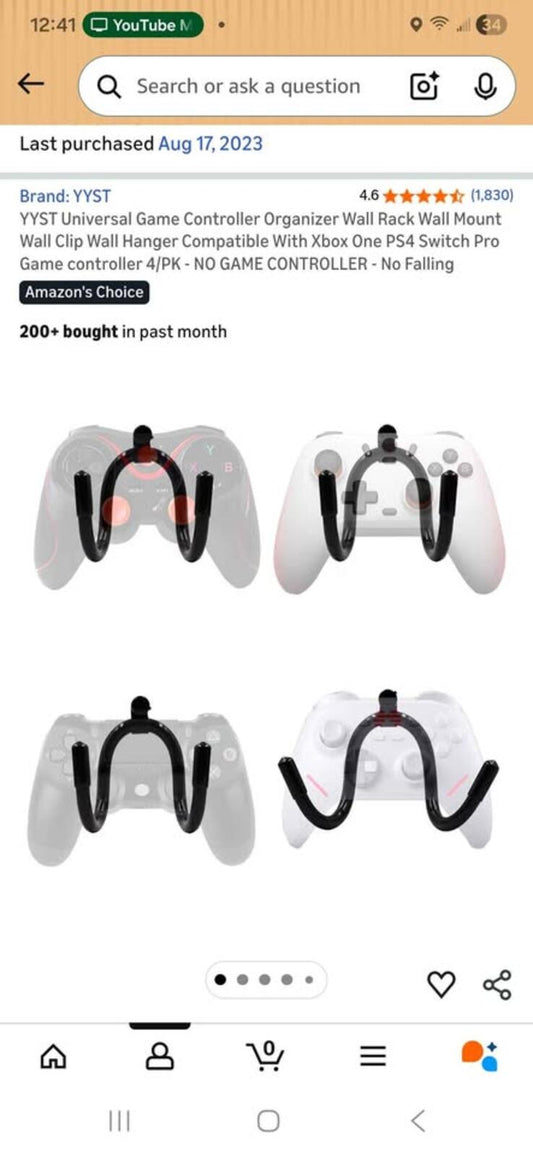 Video Game Controller Mounts