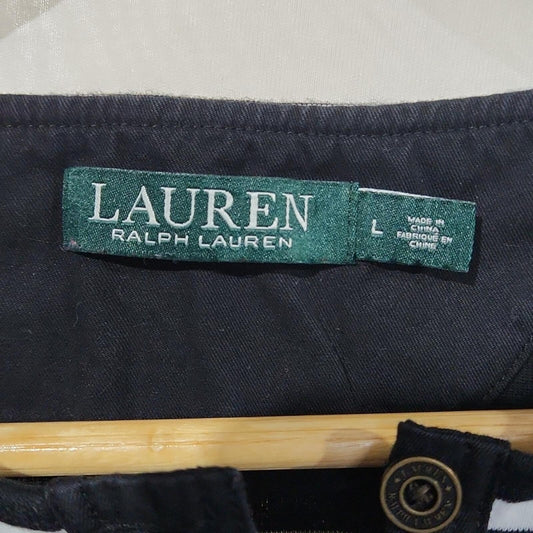 Ralph Lauren 3/4 Sleeve Striped Top L