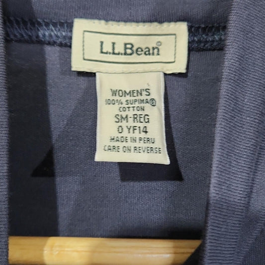 L.L Bean Pima Cotton Long Sleeve Turtle Neck S
