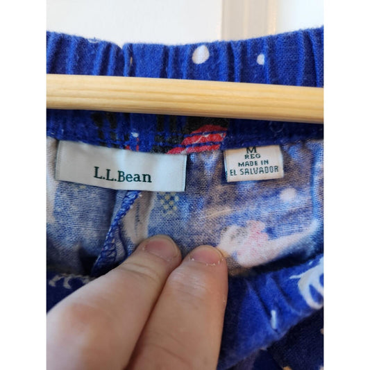 L.L. Bean Dog PJ Pants M