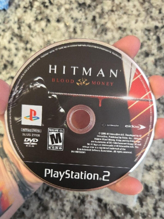 Hitman: Blood Money (PS2) Playstation 2 Disc — NO CASE