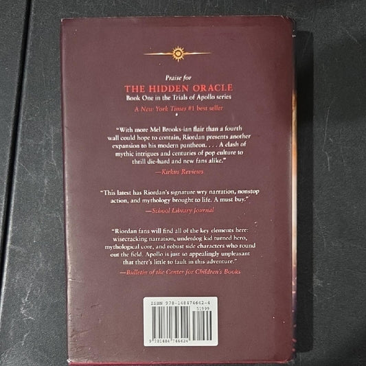 The Trials of Apollo: The Dark Prophecy Book