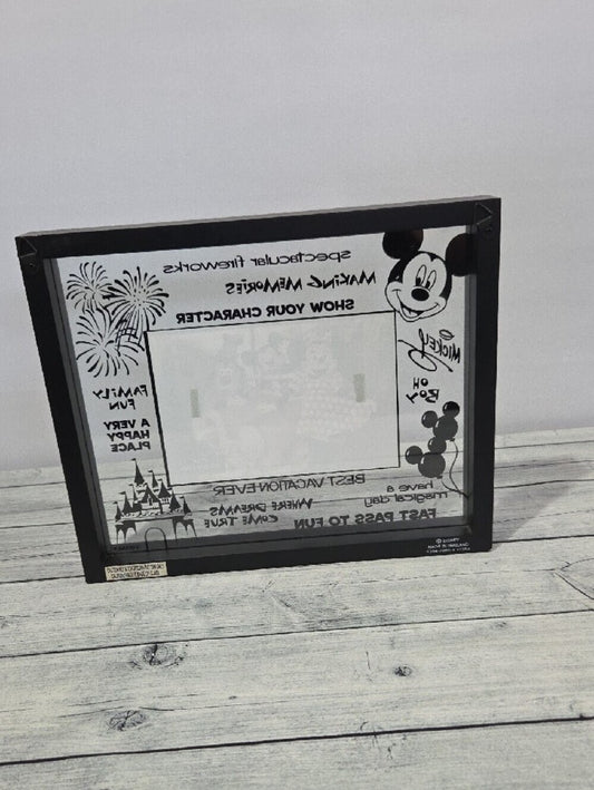 Disney Parks Mickey Mouse Black 4x6 Photo Frame