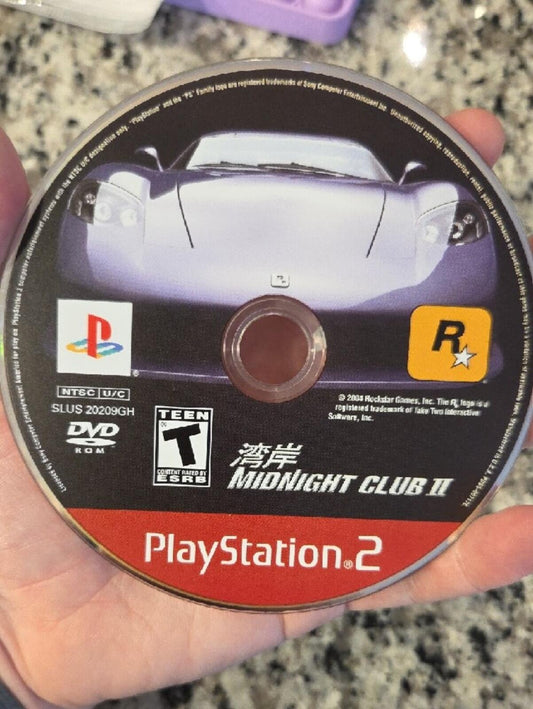 Midnight Club II (PS2) Playstation 2 Disc - NO CASE