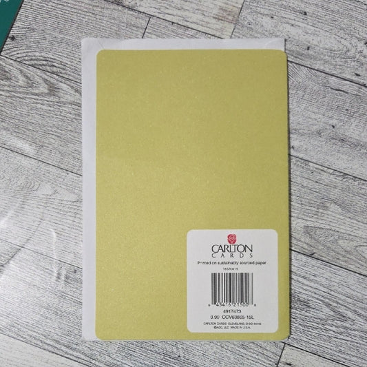 Carlton Cards Yellow 'Guess What?' Birthday Card