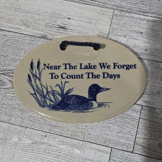 Mountaine Meadows Pottery Loon Decor