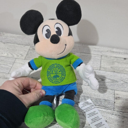 Disneys Animal Kingdom Dino Institute Mickey and Minnie Plush Set