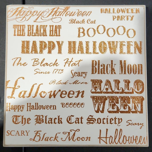 Primitives By Kathy Halloween Sign