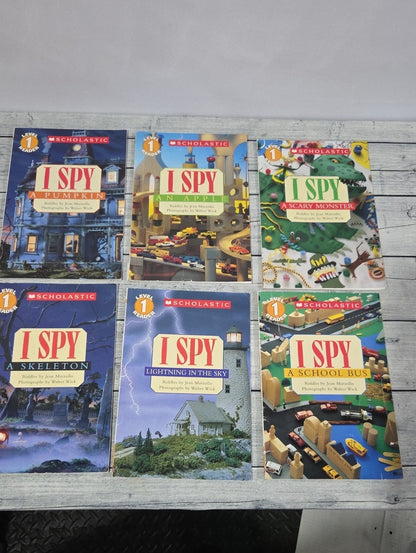 Bundle Of 6 I SPY Step 1 Kids Books