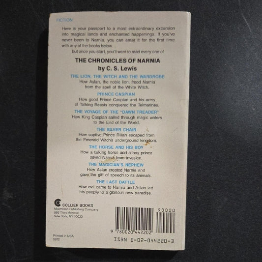C.S. Lewis 'The Lion, the Witch and the Wardrobe' Book