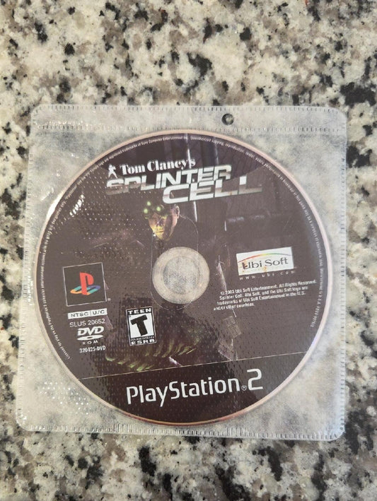 Tom Clancy's Splinter Cell (PS2) PlayStation 2 Game Disc - NO CASE