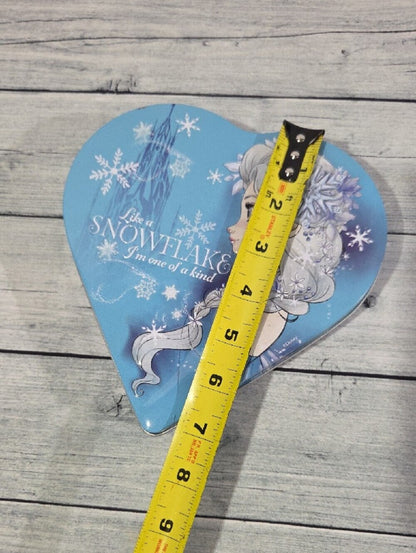 Disney Frozen Elsa Heart Tin - Blue and White