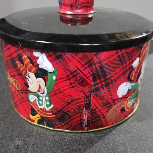 Disneyland Paris Plaid Biscuit Container
