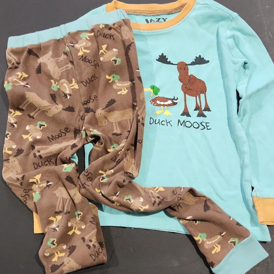 Lazy One Moose PJ Set 6