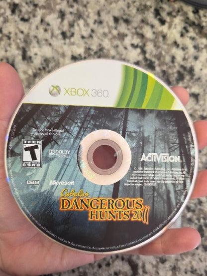 Cabela's Dangerous Hunts 2010 Xbox 360 Disc - NO CASE