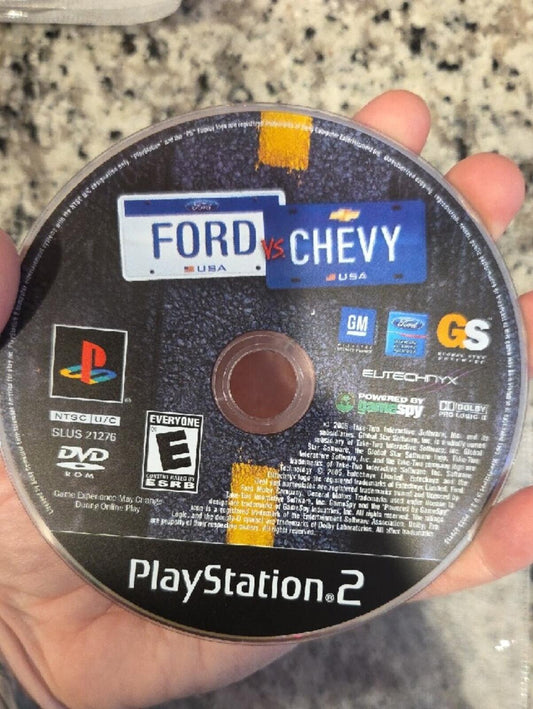 Ford vs Chevy (PS2) Playstation 2 Game Disc - NO CASE