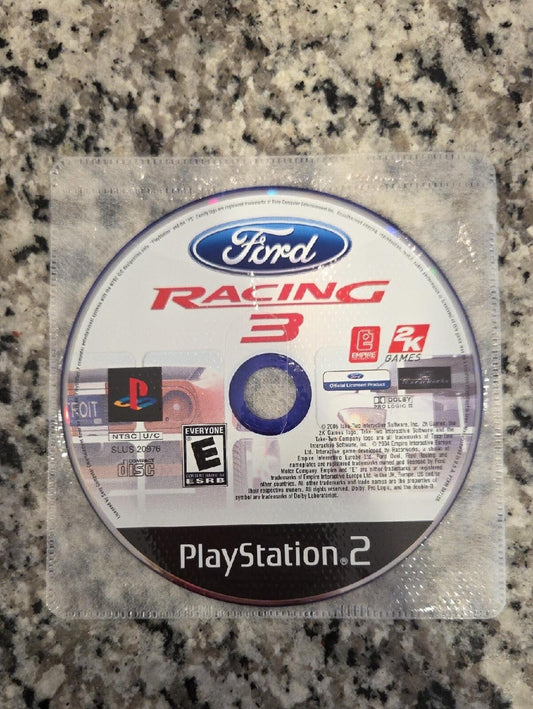 Ford Racing 3 (PS2) PlayStation 2 Disc - NO CASE