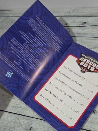 Transformers Rescue Bots Level 1 Kids Book