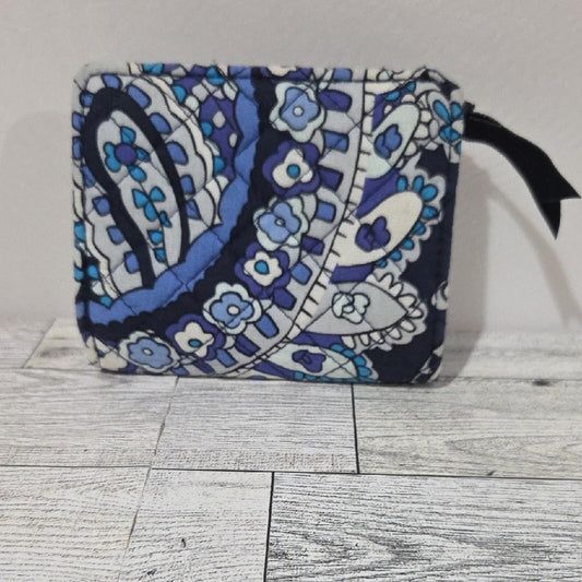 Vera Bradley Deep Night Paisley Paisley Compact Wallet