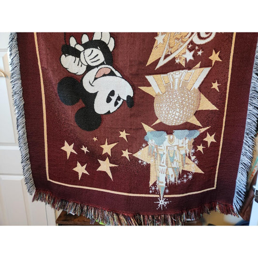 Disney World Parks Woven Blanket