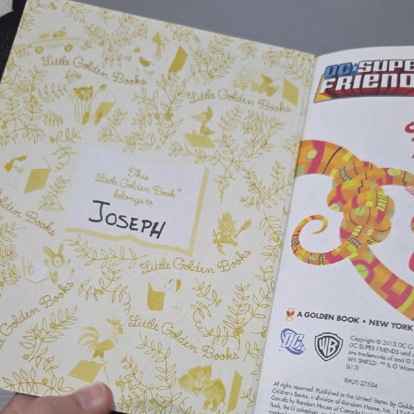 DC Super Friends Superman Little Golden Book