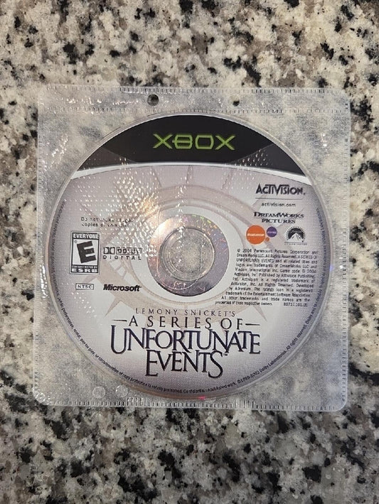 A Series of Unfortunate Events Xbox Disc - NO CASE