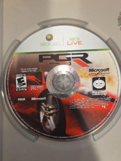 PGR Project Gotham Racing 3 Xbox 360