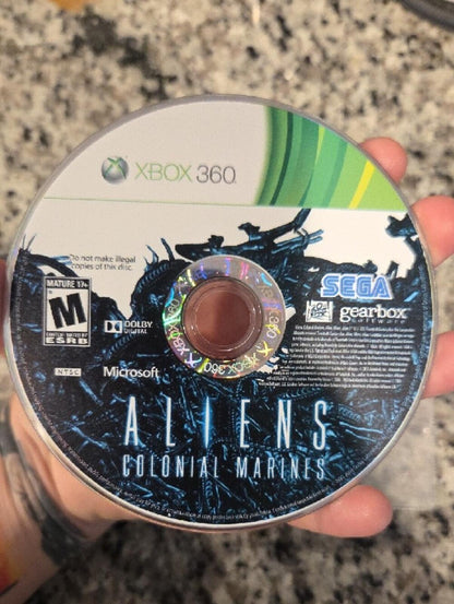 Aliens: Colonial Marines Xbox 360 Game Disc - NO CASE