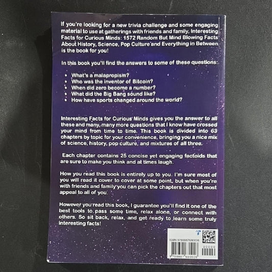 Interesting Facts for Curious Minds Book