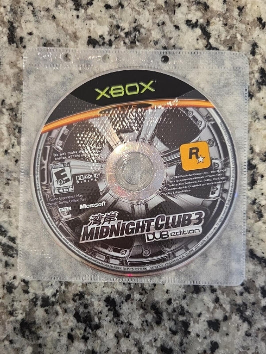 Midnight Club 3 DUB Edition Xbox Disc - NO CASE