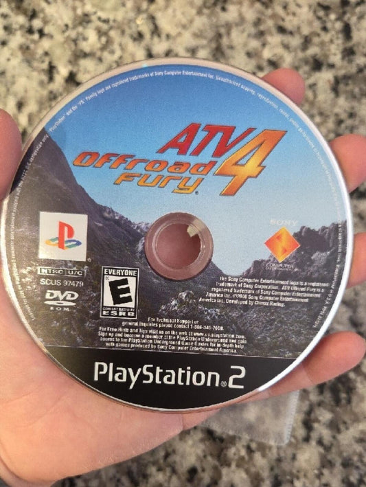 ATV Offroad Fury 4 (PS2) Playstation 2 Disc - NO CASE