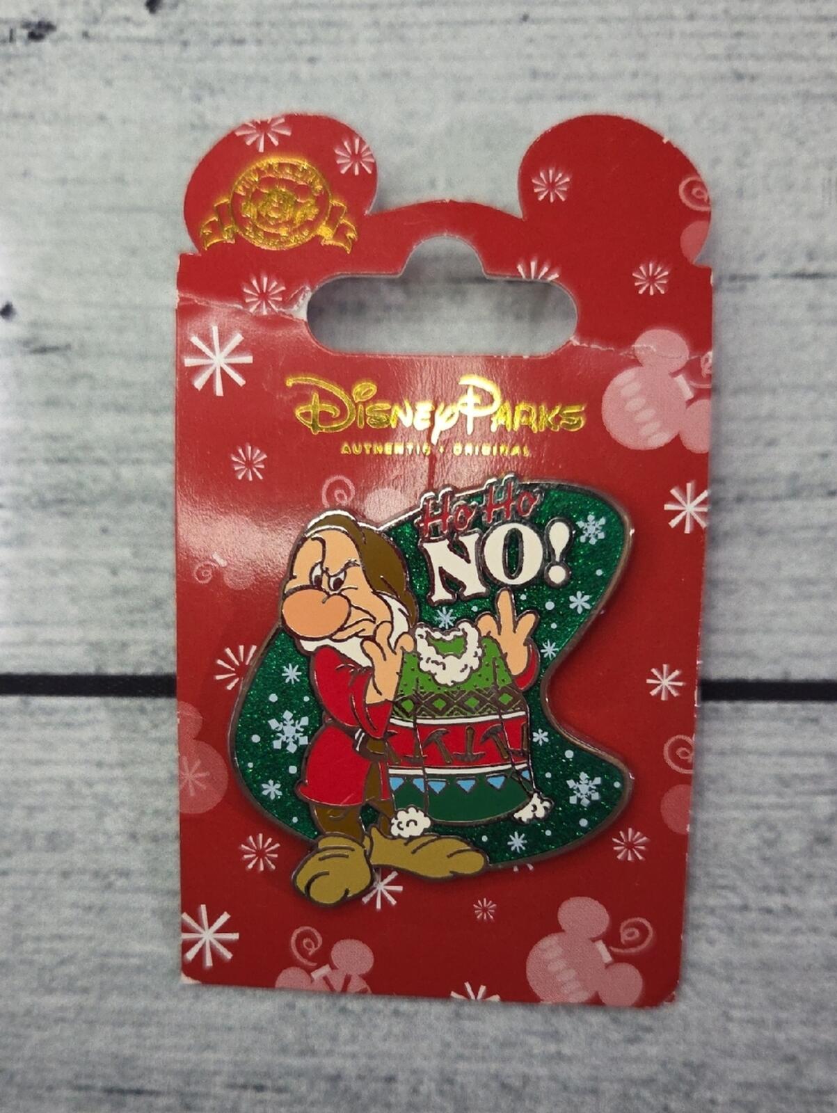 Disney Christmas Grumpy 2016 Trading Pin